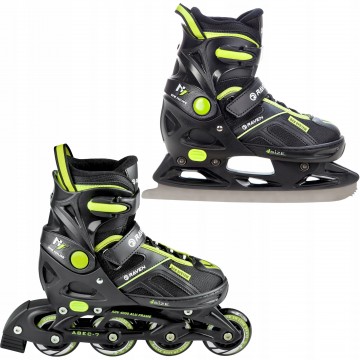 Skates Raven Pulse Black/Lemon 40-43 (L)