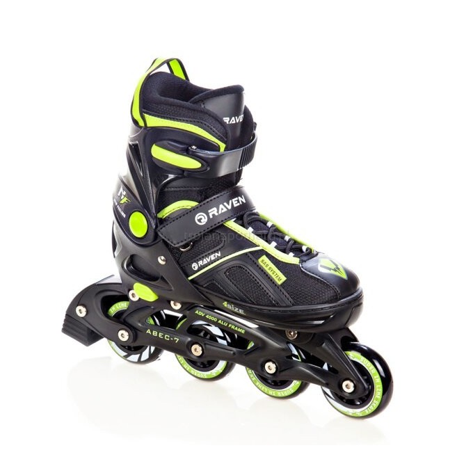 Skates Raven Pulse Black/Lemon 40-43 (L)