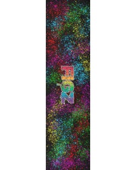 Figz XL Pro Scooter Griptape (Rainbow Drip)