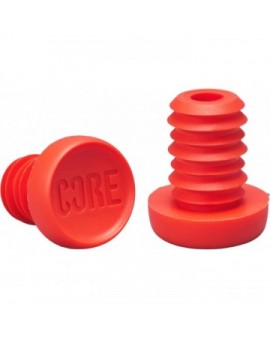 CORE Bar Ends (Red|Steel)