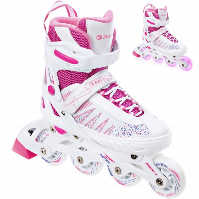 Roller Skates Raven Grace 35-39 (M) (all LED wheels)