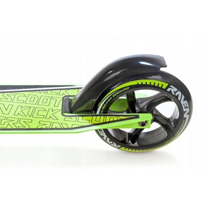 Kids Scooter Raven Epic Lime 145mm handbreak, rubber grips