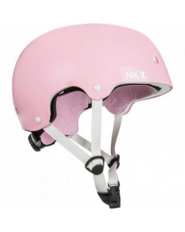 Helmet NKX Brain Saver Pink glitter