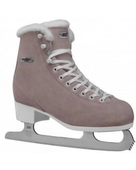 Roces Suede Eco-Fur Figure Skates (Suede Pink|37)