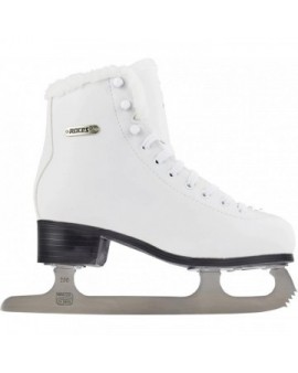 Roces Paradise Eco-Fur Figure Skates (White|40)