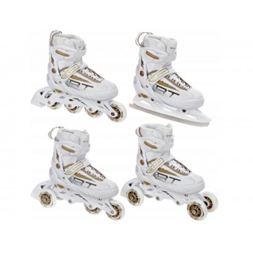 3-in1 inline skates Raven Profession White/Gold L