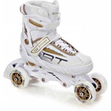 3-in1 inline skates Raven Profession White/Gold L