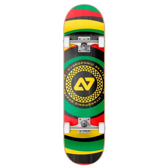 Hydroponic Circular Complete Skateboard (7.25"|Rasta)