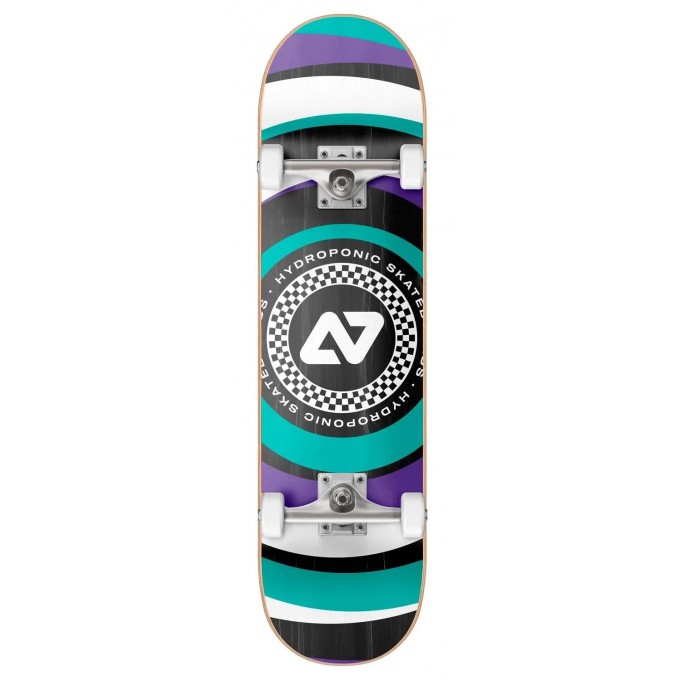 Hydroponic Circular Complete Skateboard (8"|Turquoise)