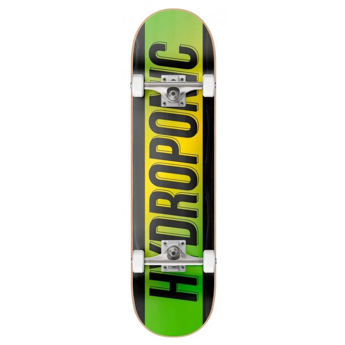 Hydroponic Tik Degraded Complete Skateboard (7.25"|Yellow)