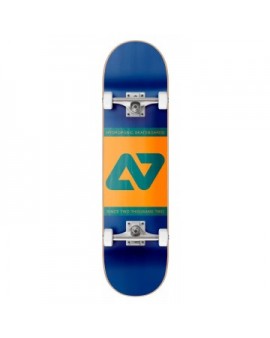 Hydroponic Block Complete Skateboard (7.875"|Navy / Orange)