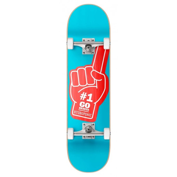 Hydroponic Hand Complete Skateboard (8"|Cyan)