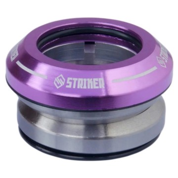 Striker Integrated Headset for Scooters (Purple)