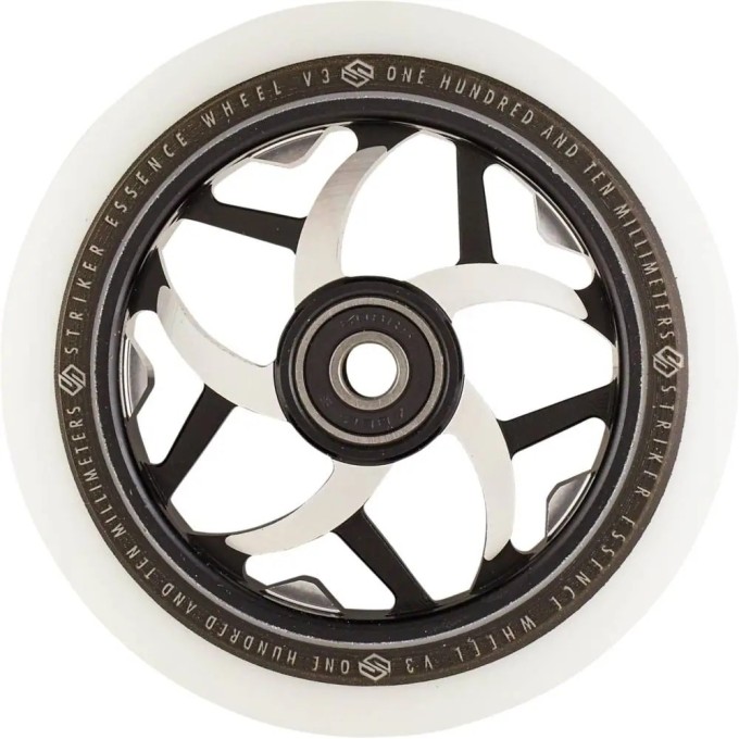 Striker Essence V3 White Pro Scooter Wheel (110mm|Black)