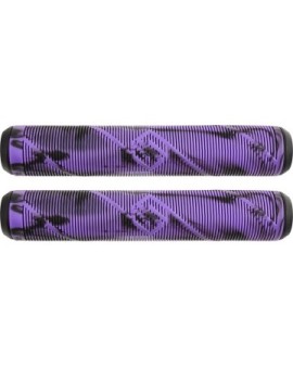 Striker Pro scooter Grips (Black/Purple)