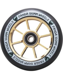 Panda Spoked V2 Pro Scooter Wheel (100mm|Gold Chrome)