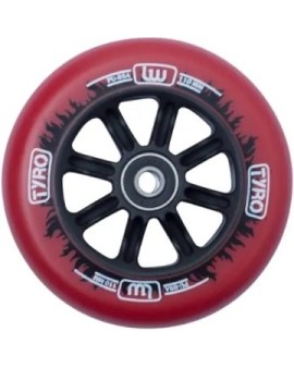 Longway Tyro Nylon Core Pro Scooter Wheel (110mm|Red/Black Flame)