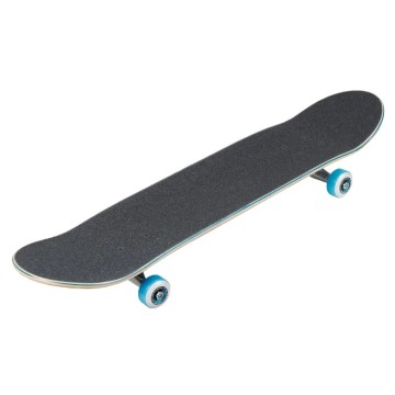 Blueprint Spray Heart V2 Complete Skateboard (7.5"|Blue/Silver/Teal)