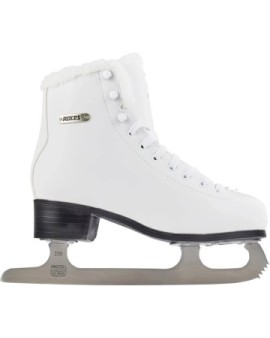 Roces Paradise Eco-Fur Figure Skates (White|42)