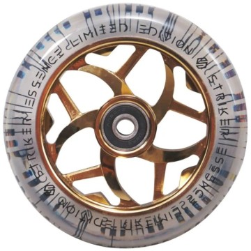 Striker Essence V3 Clear Pro Scooter Wheel (110mm|Gold Chrome)