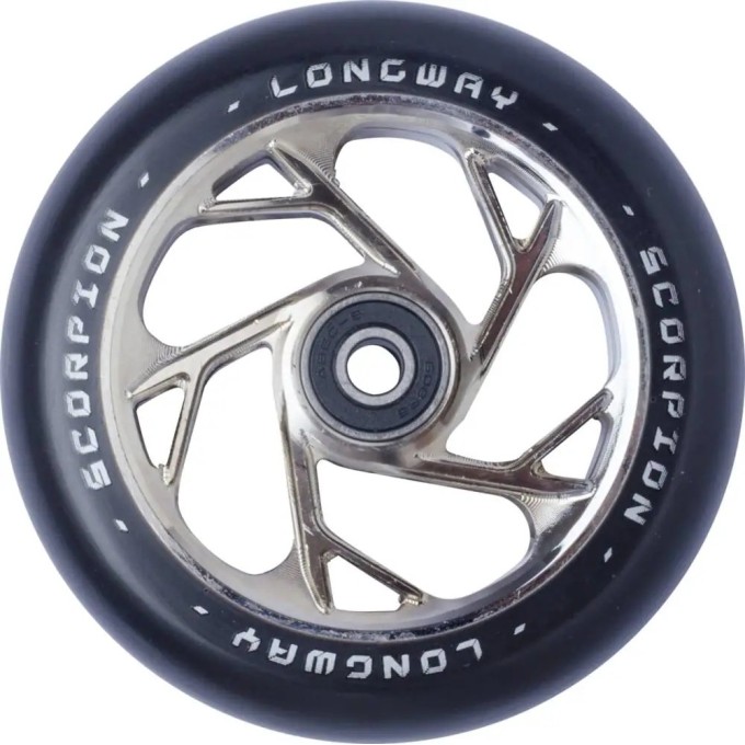 Longway Scorpion Pro Scooter Wheel (110mm|Chrome)