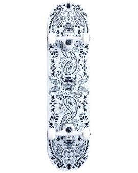 Speed Demons Bandana Complete Skateboard (7.5"|White)