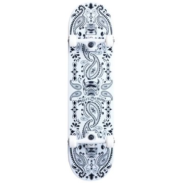 Speed Demons Bandana Complete Skateboard (7.75"|White)