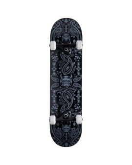 Speed Demons Bandana Complete Skateboard (7.75"|Black/Silver)