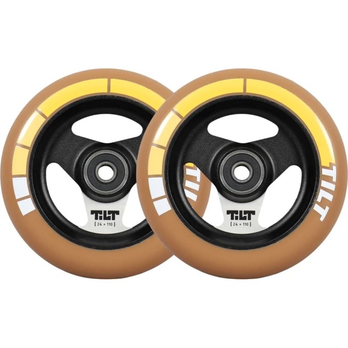 Tilt Stage I Pro Scooter Wheels 2-Pack (120mm|Gold Stripe)