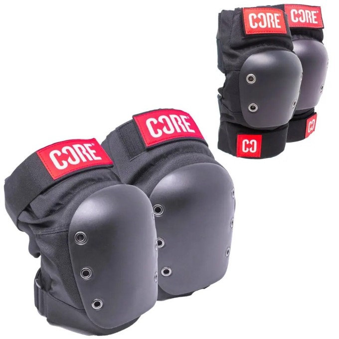 CORE Pro Street Knee And Elbow Skate Pads (S|Black)