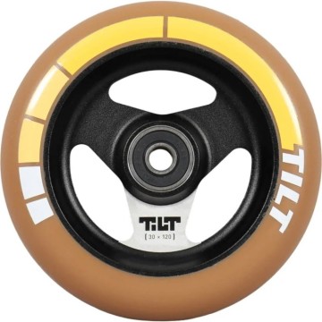 Tilt Stage I Wide Pro Scooter Wheels 2-Pack (120mm|Gold Stripe)