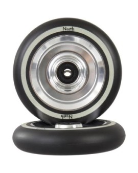 North Fullcore Pro Scooter Wheel (30mm|Silver/Black Pu)