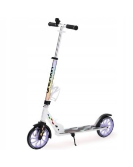 Foldable scooter Raven Galaxia Holo 200mm with bell, bottle holder and LED core