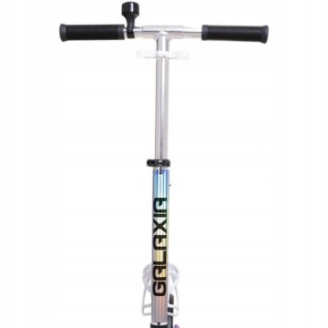 Foldable scooter Raven Galaxia Holo 200mm with bell, bottle holder and LED core
