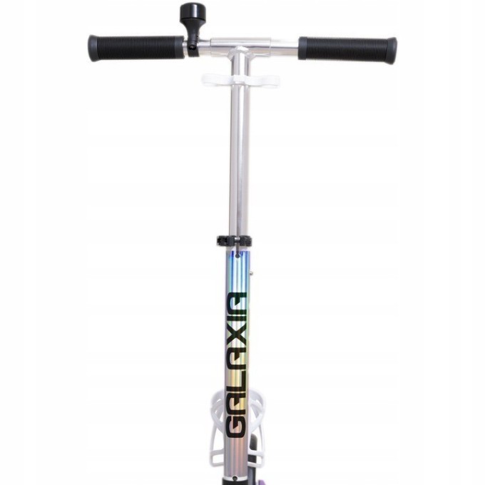 Foldable scooter Raven Galaxia Holo 200mm with bell, bottle holder and LED core