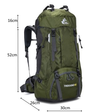 Backpack RG Trekking 60 (50L + 10L) Khaki Green
