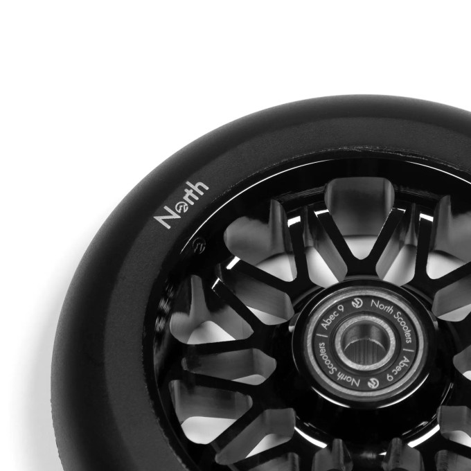 North Club G4 Pro Scooter Wheels 2-Pack (115mm|Matte Black)