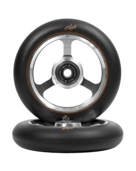 North Index G5 Pro Scooter Wheels 2-Pack (115mm|Silver/Black)