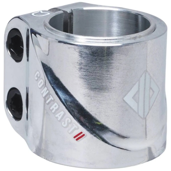 Drone Contrast II Double Pro Scooter Clamp (Polished)