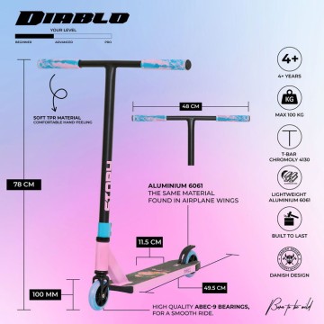 Stunt Scooter Story Diablo-high-quality trick scooter with best price!