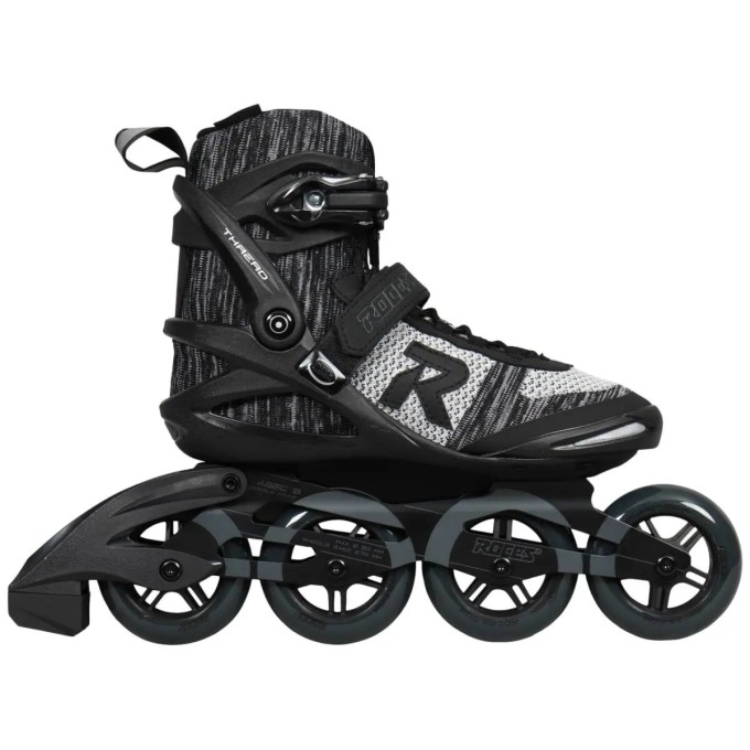 Roces Thread Fekete Görkorcsolya | 90 mm Fitness Inline Korcsolya