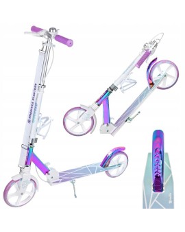Kick Scooter Raven Estelle PRO 200mm with handbrake, bell, bottle holder and front suspension