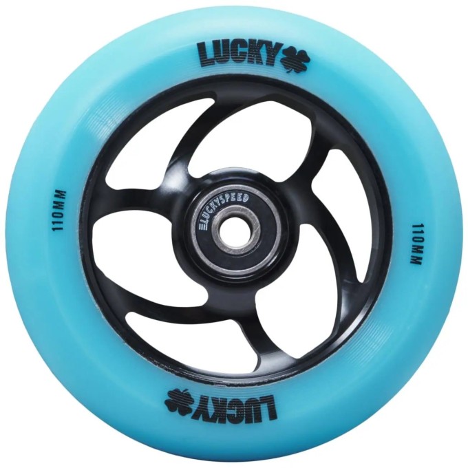 Lucky Torsion Pro Scooter Wheel (110mm|Teal/Black)