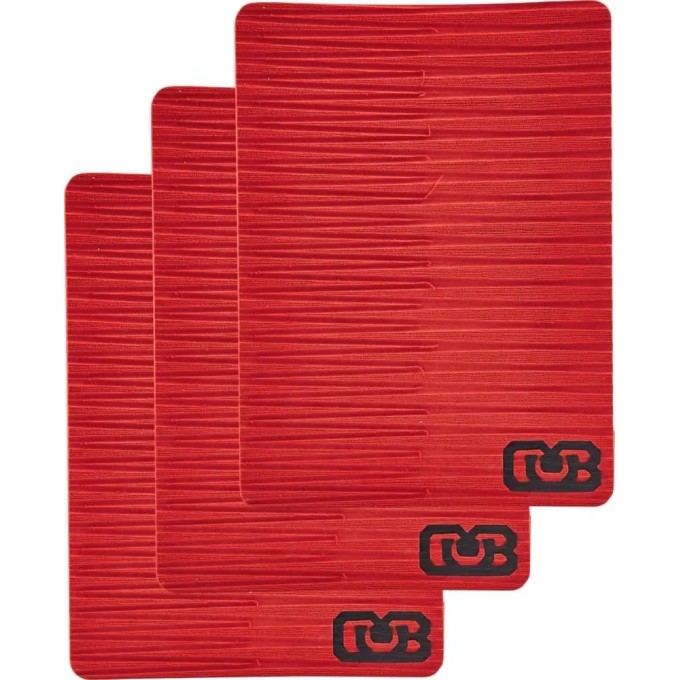 DB Skimboards EVA Traction 3-Pack (Red)