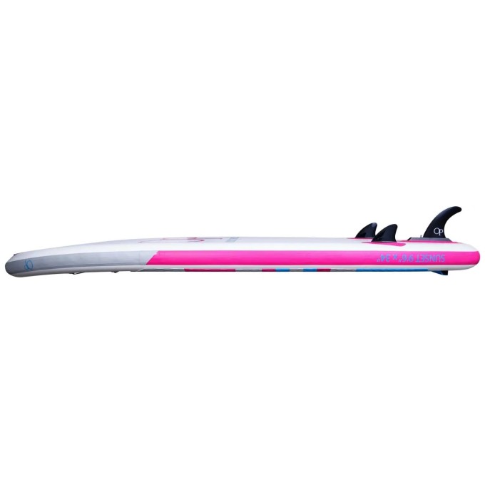 Ocean Pacific Sunset All Round 9'6 Inflatable Paddle Board (White/Grey/Pink)