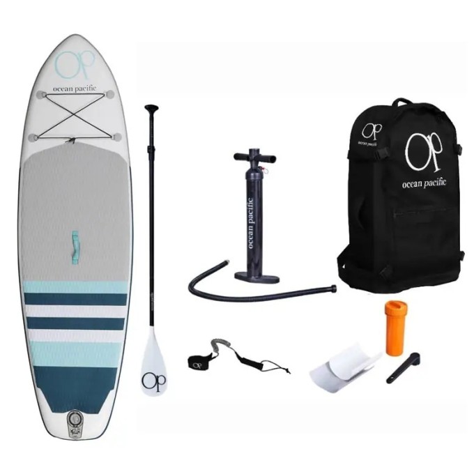 Ocean Pacific Venice Lite 8'6 Inflatable Paddle Board (White)