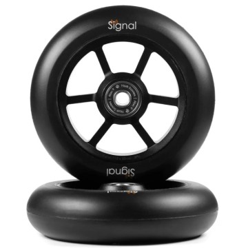North Scooters Signal Pro Scooter Wheels 2-Pack (115mm|Matte Black)