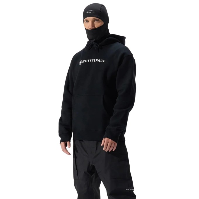 Whitespace Block Snowboard Hoodie (M|Black Fleece)