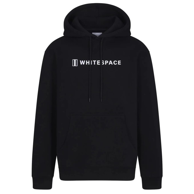 Whitespace Block Snowboard Hoodie (S|Black Fleece)