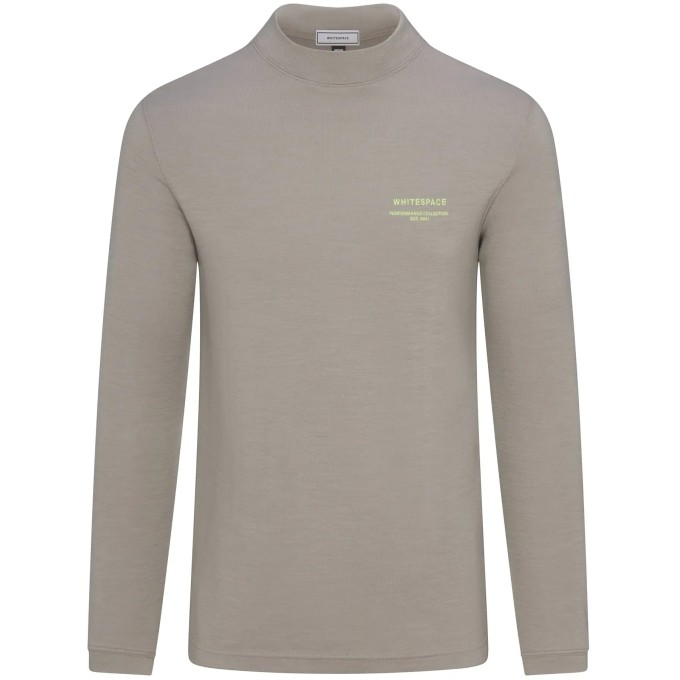 Whitespace Mens Merino Mockneck Bayselayer (S|Rock Ridge)